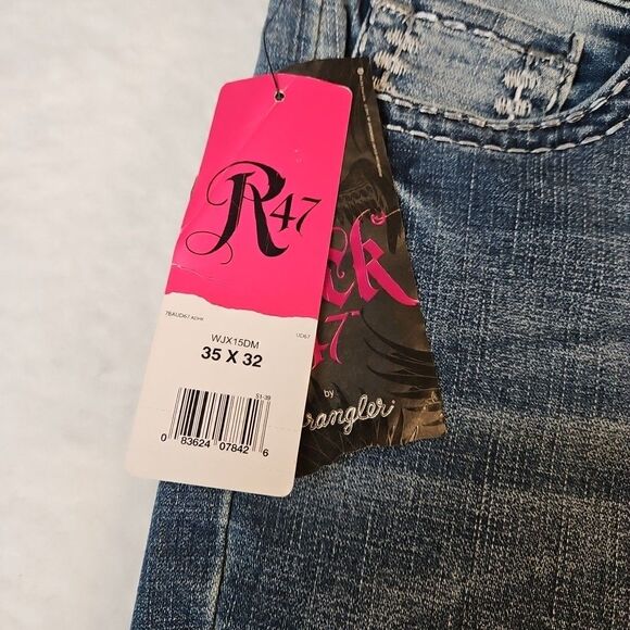 NWT Wrangler Rock 47 Womens Jeans WJX15DM 35x32 *39x33 Cowgirl Bootcut High Rise - Picture 3 of 16
